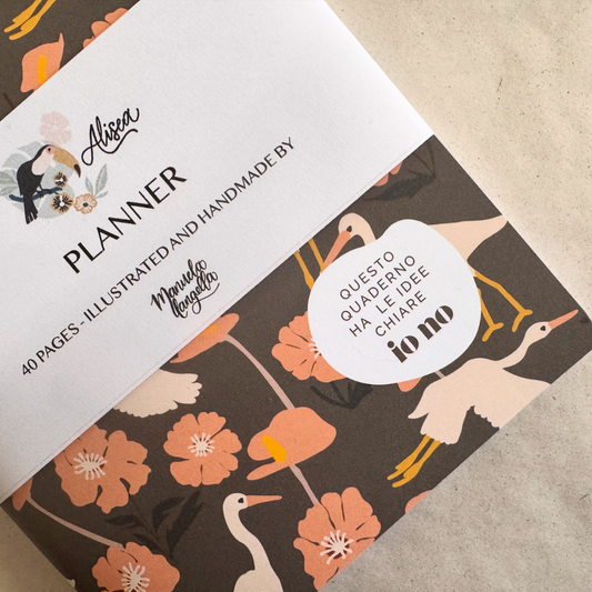 Airone Alisea Set – Planner + Sketchbook Night Edition