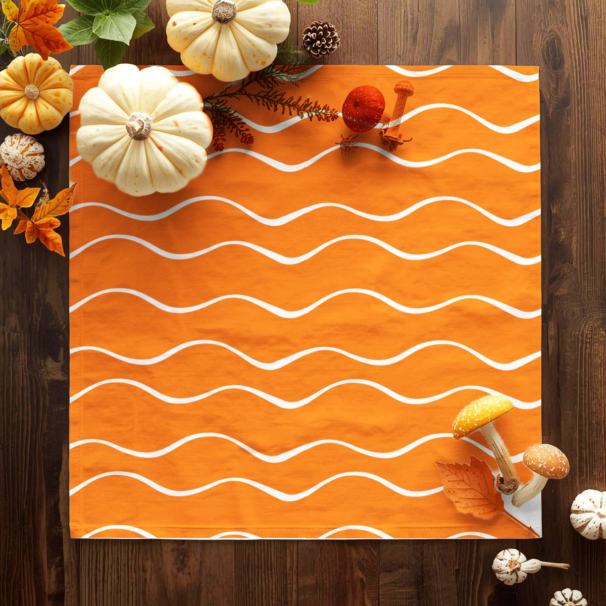 Forest Glow — Set of 4 Illustrated Tea Towels