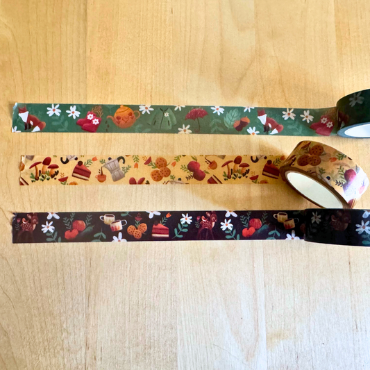 Bundle Washi Tape “Coffee & Cake”