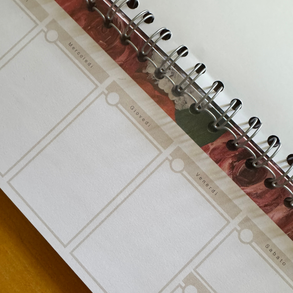 Floralia – Desk Planner settimanale illustrato
