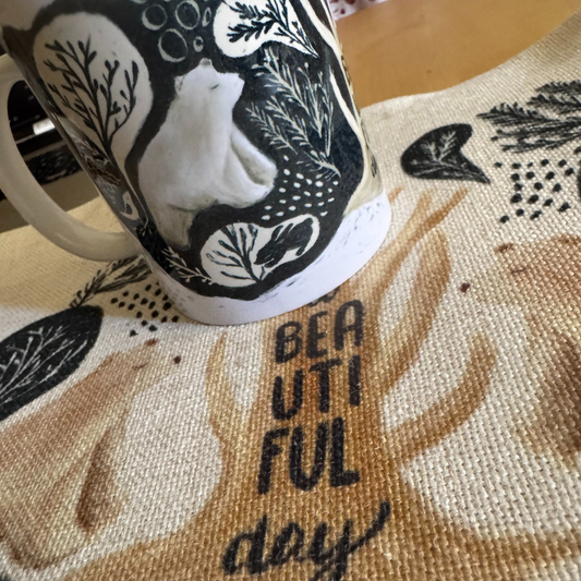 Set A beautiful day - Tovaglietta + Tazza illustrata