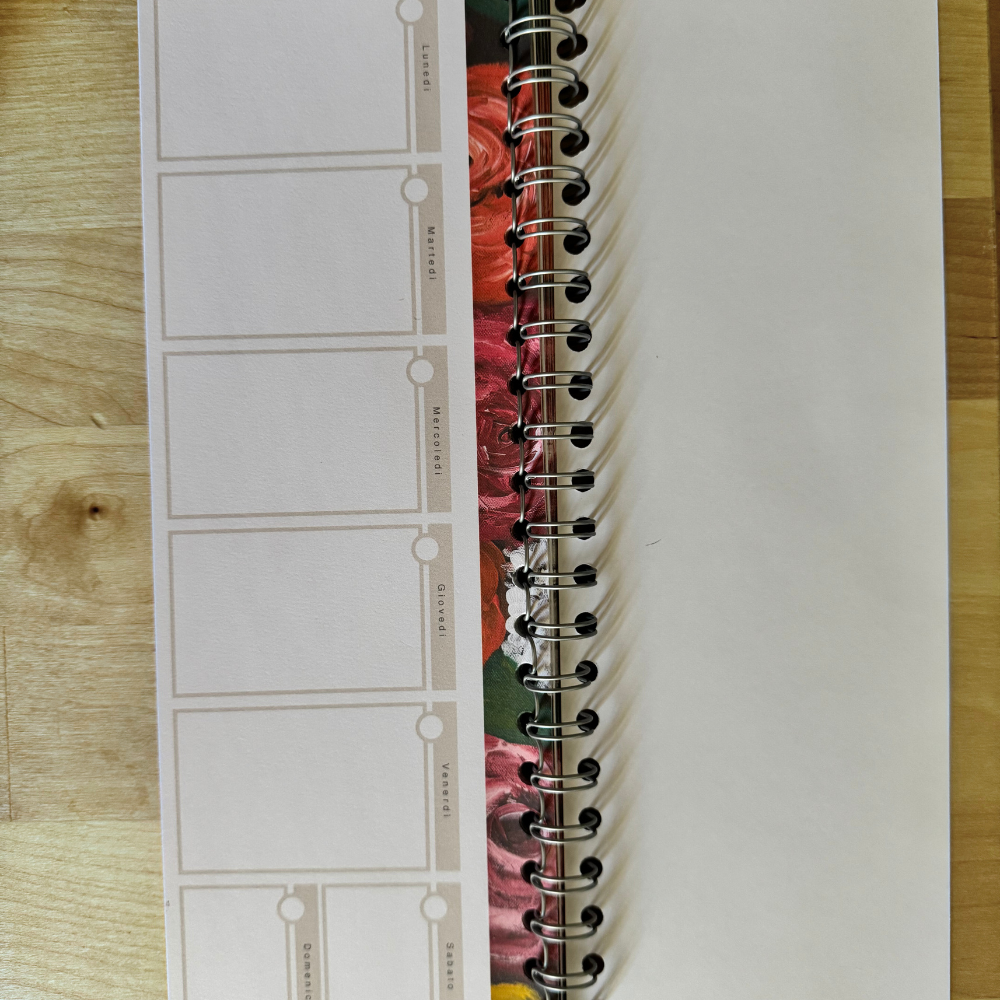 Floralia – Desk Planner settimanale illustrato